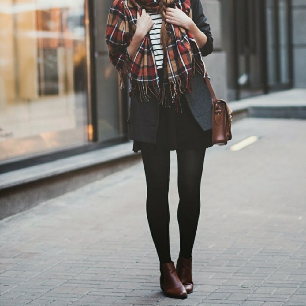 Brown Flat Ankle Boots