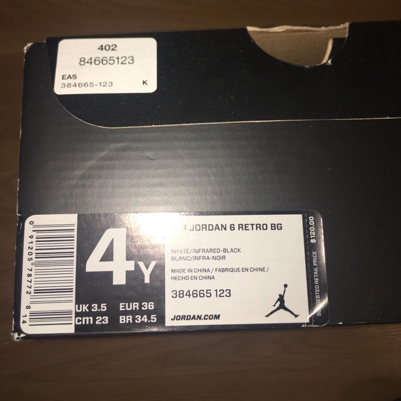 Air Jordan 6 Retro BG - Picture 2 of 4