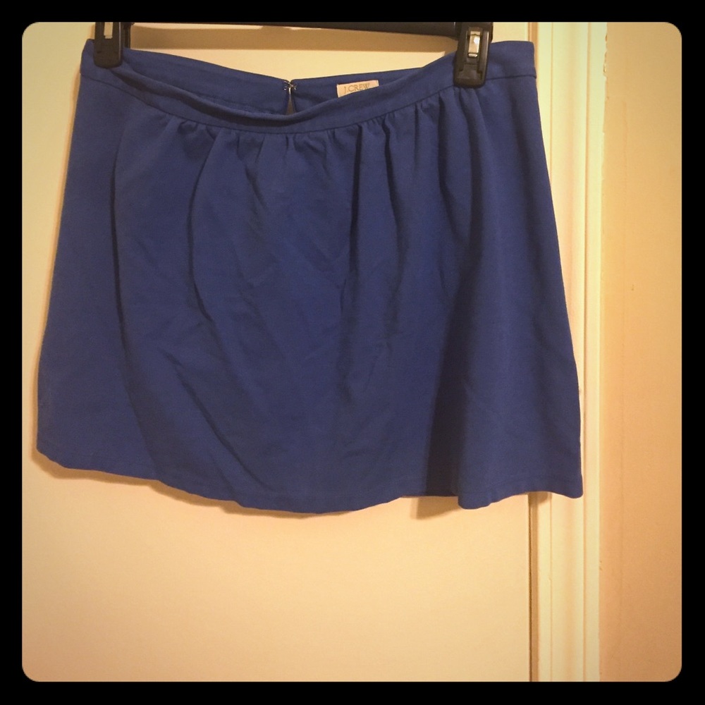 Jcrew royal blue midi skirt