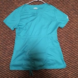 Teal scrubs
