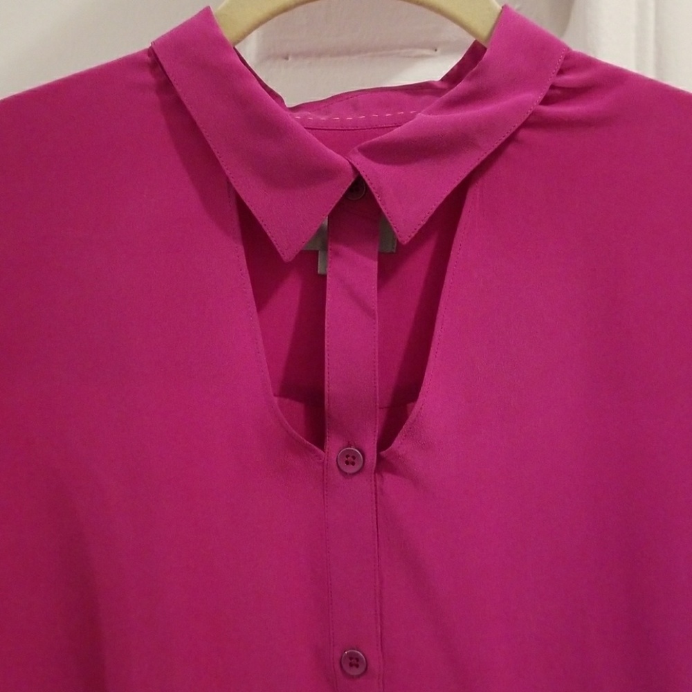 MAUVE Button Up Blouse