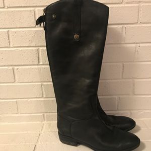 LIKE NEW SAM EDELMAN BLACK PENNY BOOTS