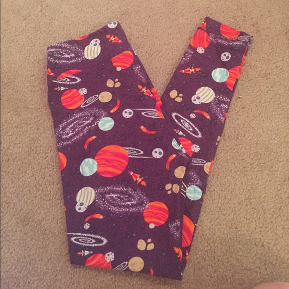LuLaRoe Space Leggings - Picture 2 of 4