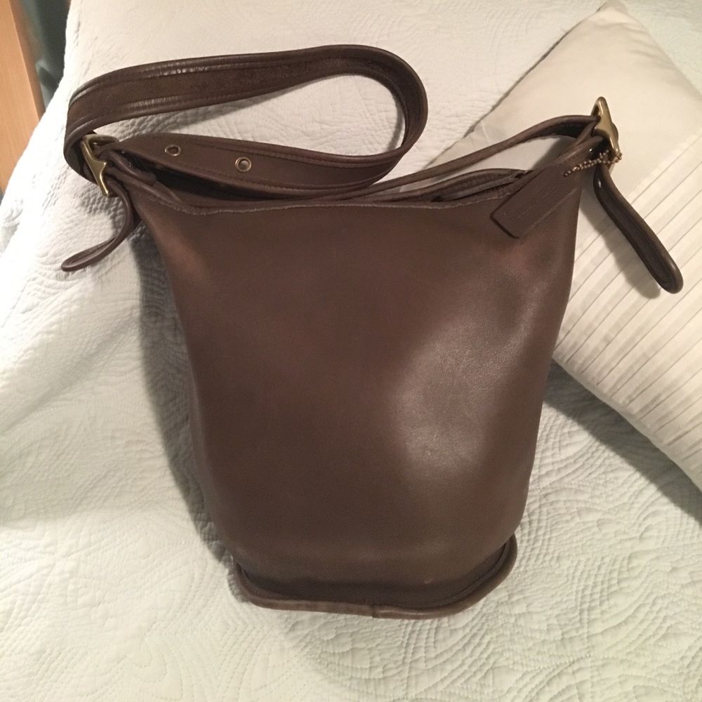 Used Coach bucket purse