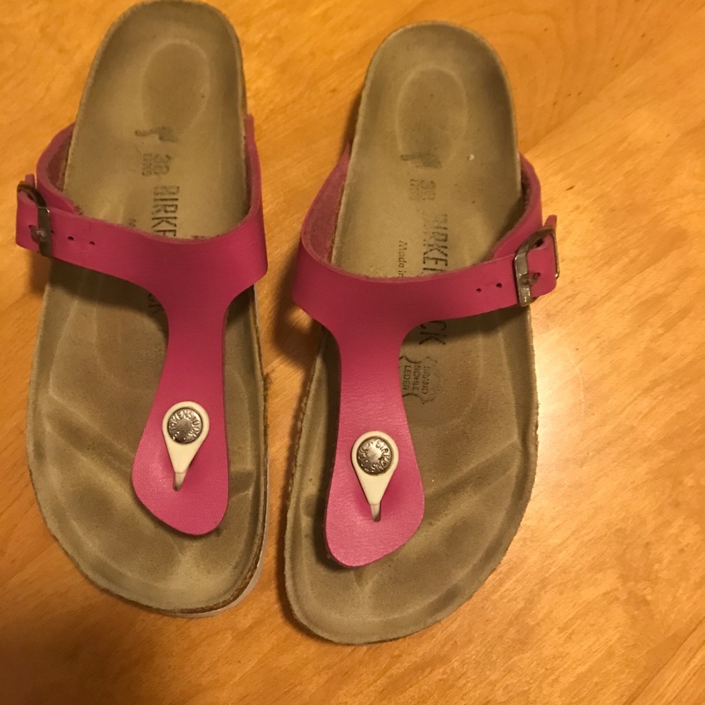 Pink Birkenstocks