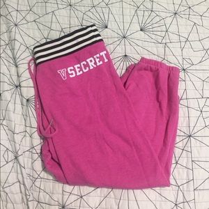 Victoria's Secret crop sweatpants