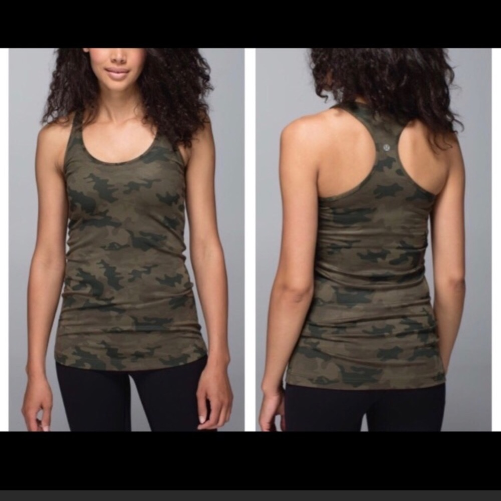 Lululemon camo racerback Tank