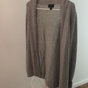 Gray cardigan