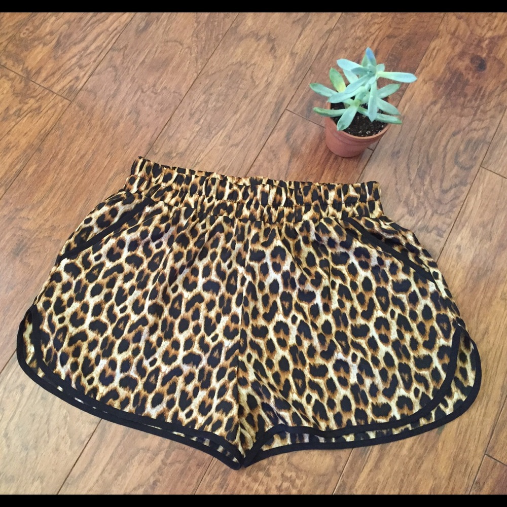 Swell Brand Leopard Print Shorts