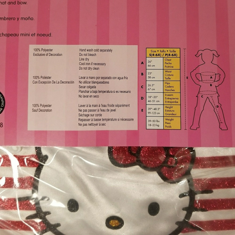 Child's Hello Kitty Costume - Picture 4 of 4