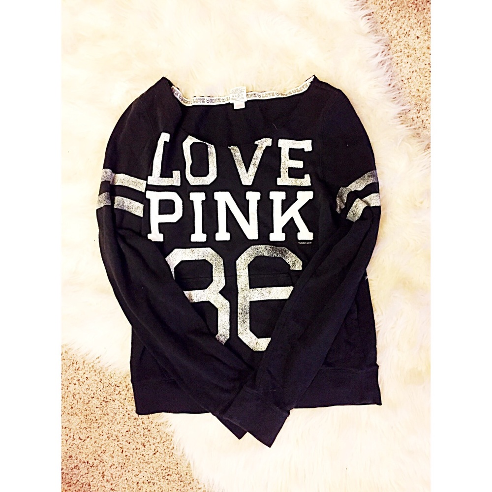 Love Pink Crew Neck Sweatshirt