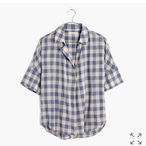 Madewell button back Courier shirt
