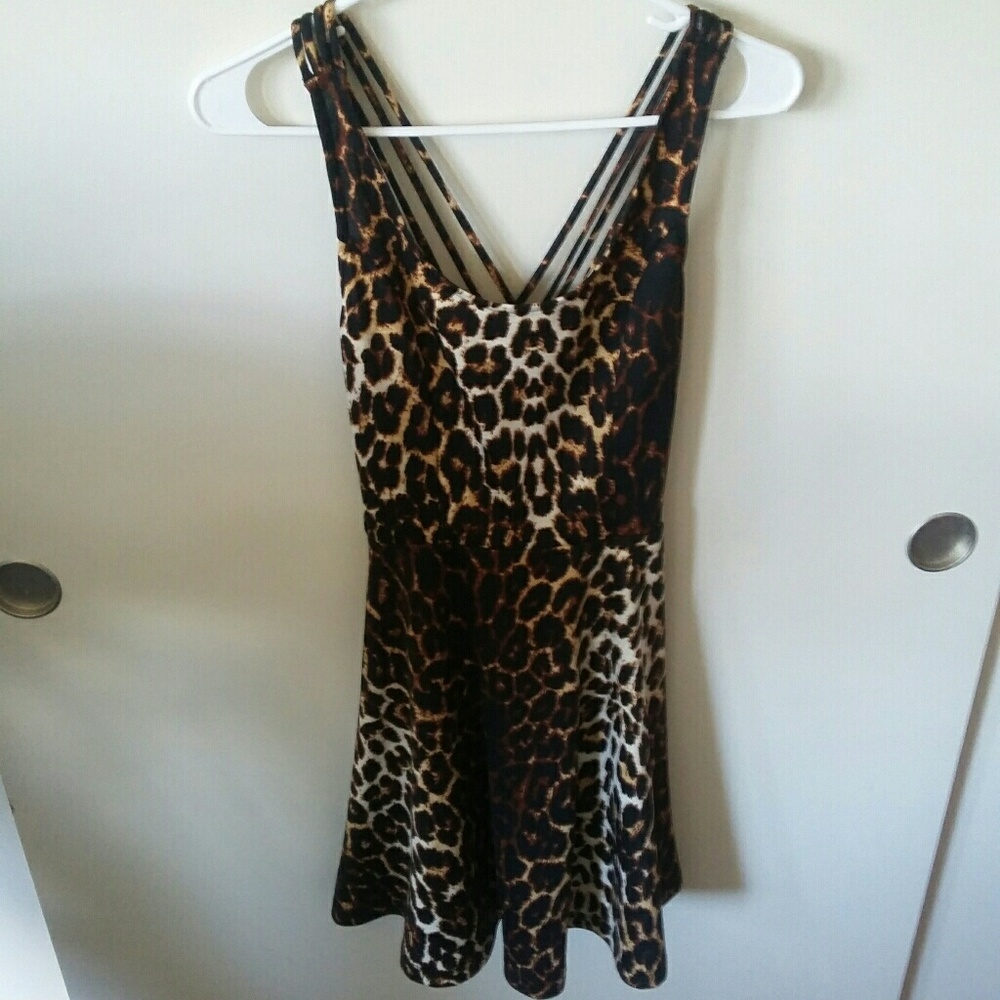 Animal Print Mini Dress - Picture 4 of 7