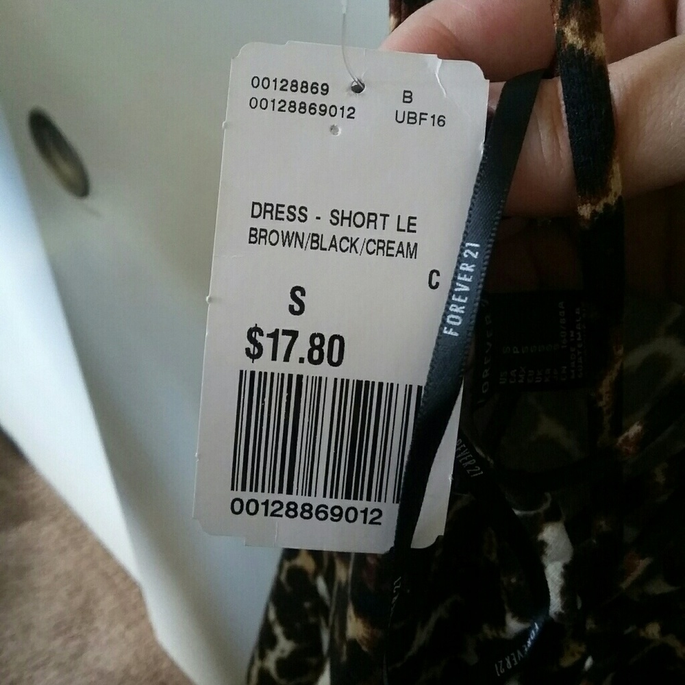 Animal Print Mini Dress - Picture 5 of 7