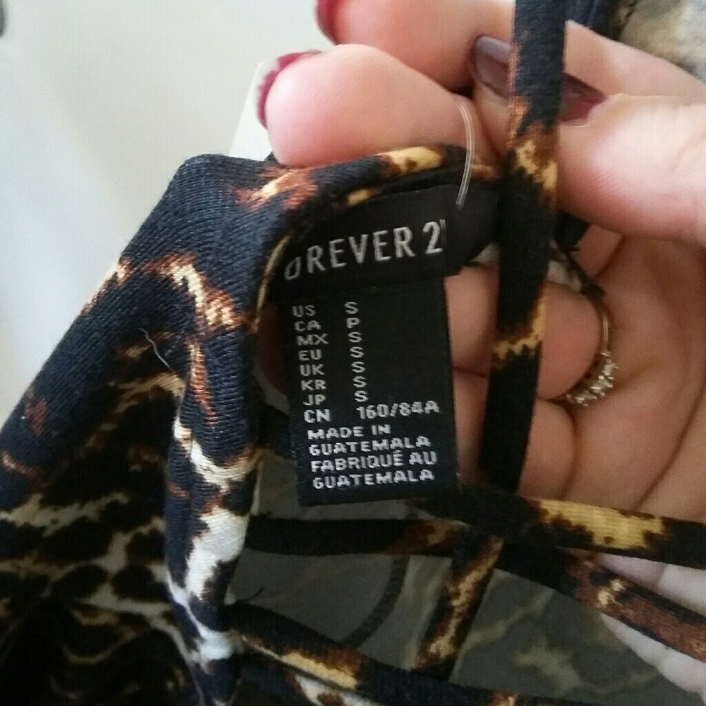 Animal Print Mini Dress - Picture 6 of 7