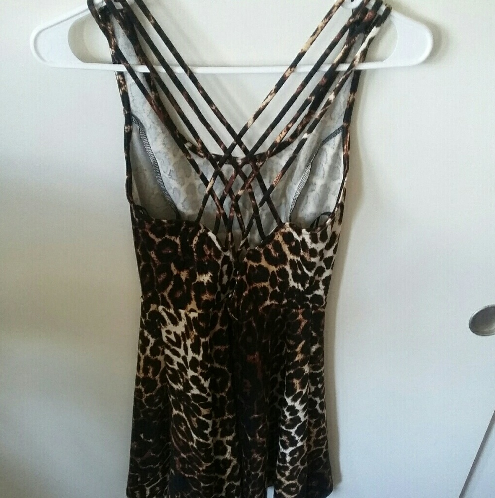 Animal Print Mini Dress - Picture 7 of 7