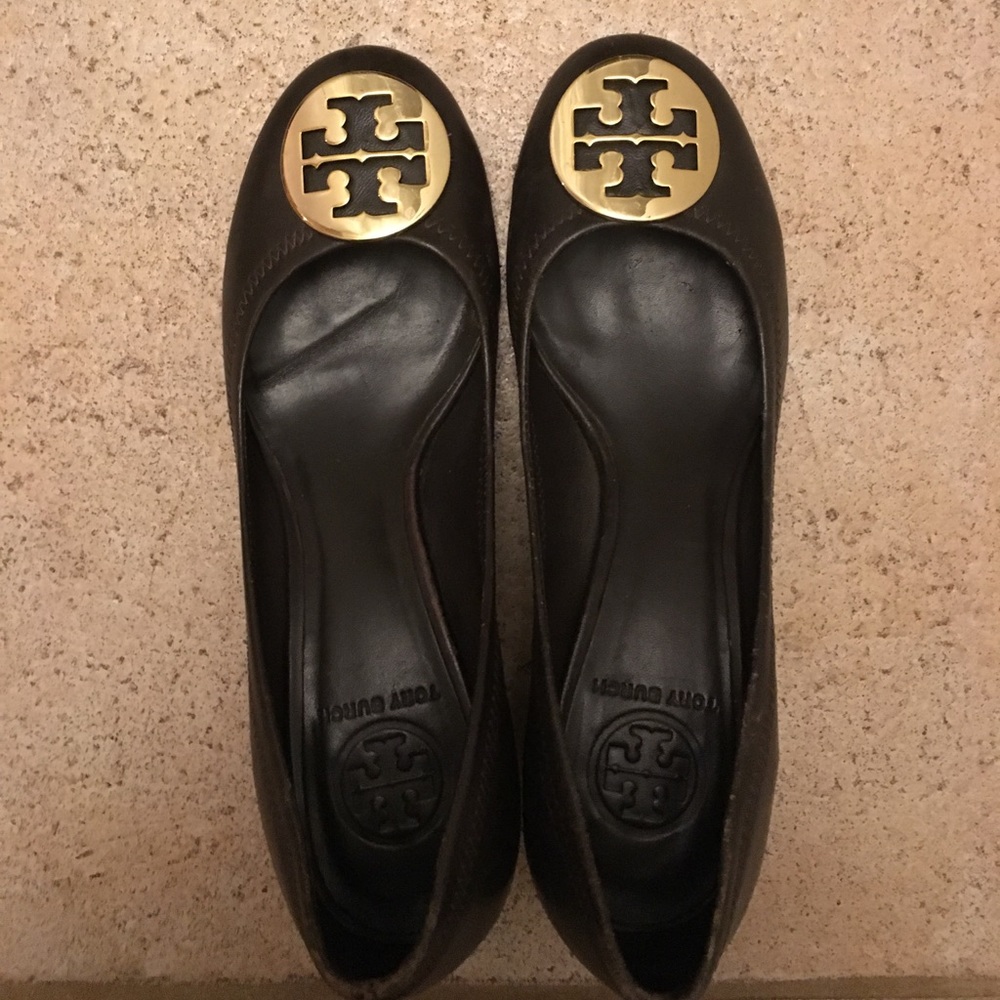 Tory Burch dark brown heels size 7.5