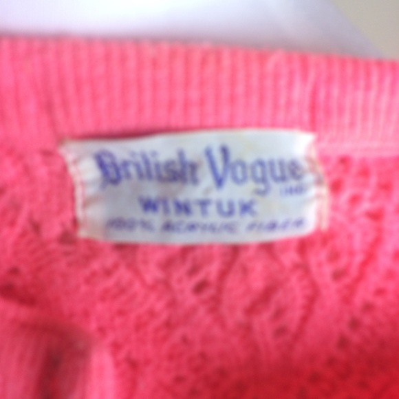 Vintage Cardigan by British Vogue Wintuk - Picture 8 of 8