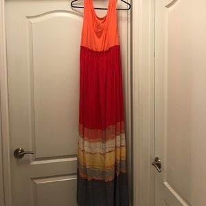Maternity maxi dress
