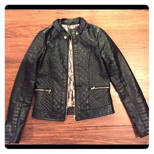 Faux Leather Jacket