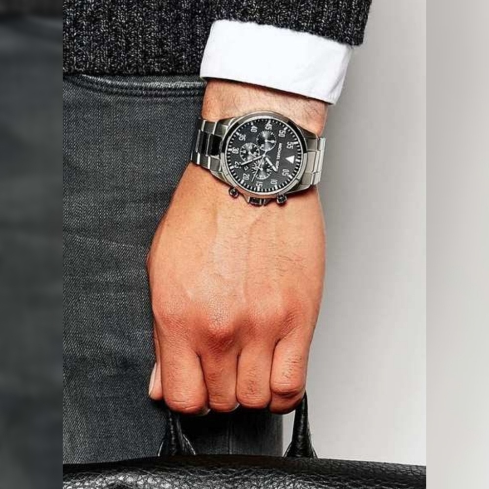 Michael Kors Men's MK8413 Gage Silvertone Watch