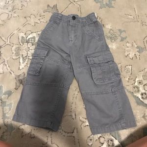 Gray cargo pants