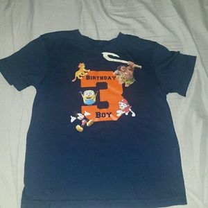 Size 4T 3rd Birthday Customized T-Shirt