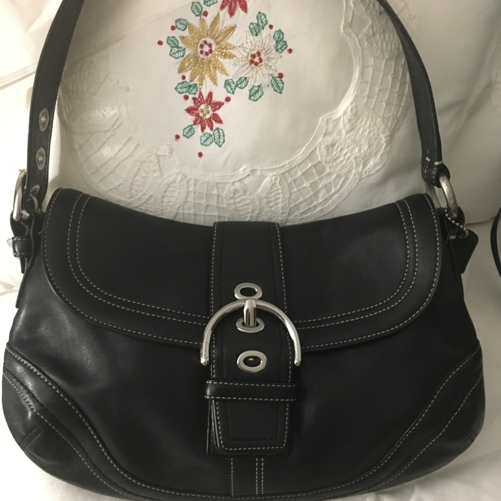 Leather Coach Bag
