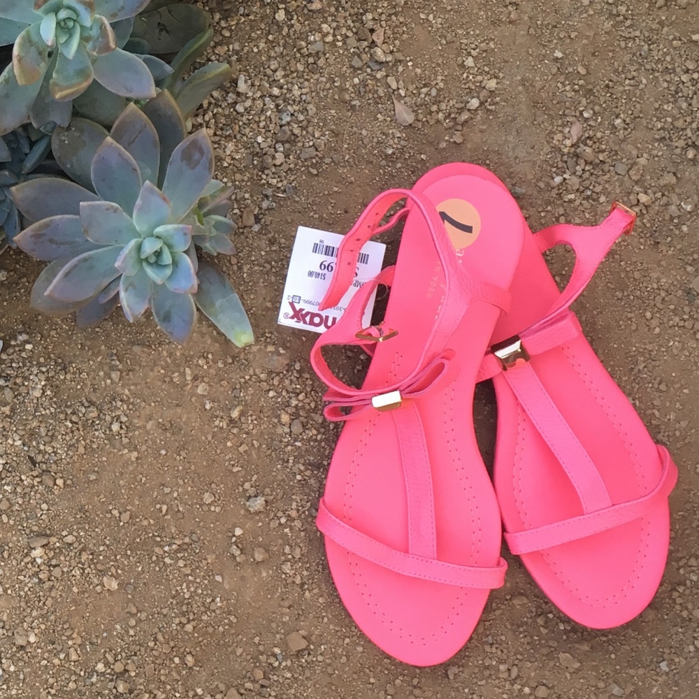 Kate Spade Pink Bow Sandals NWT