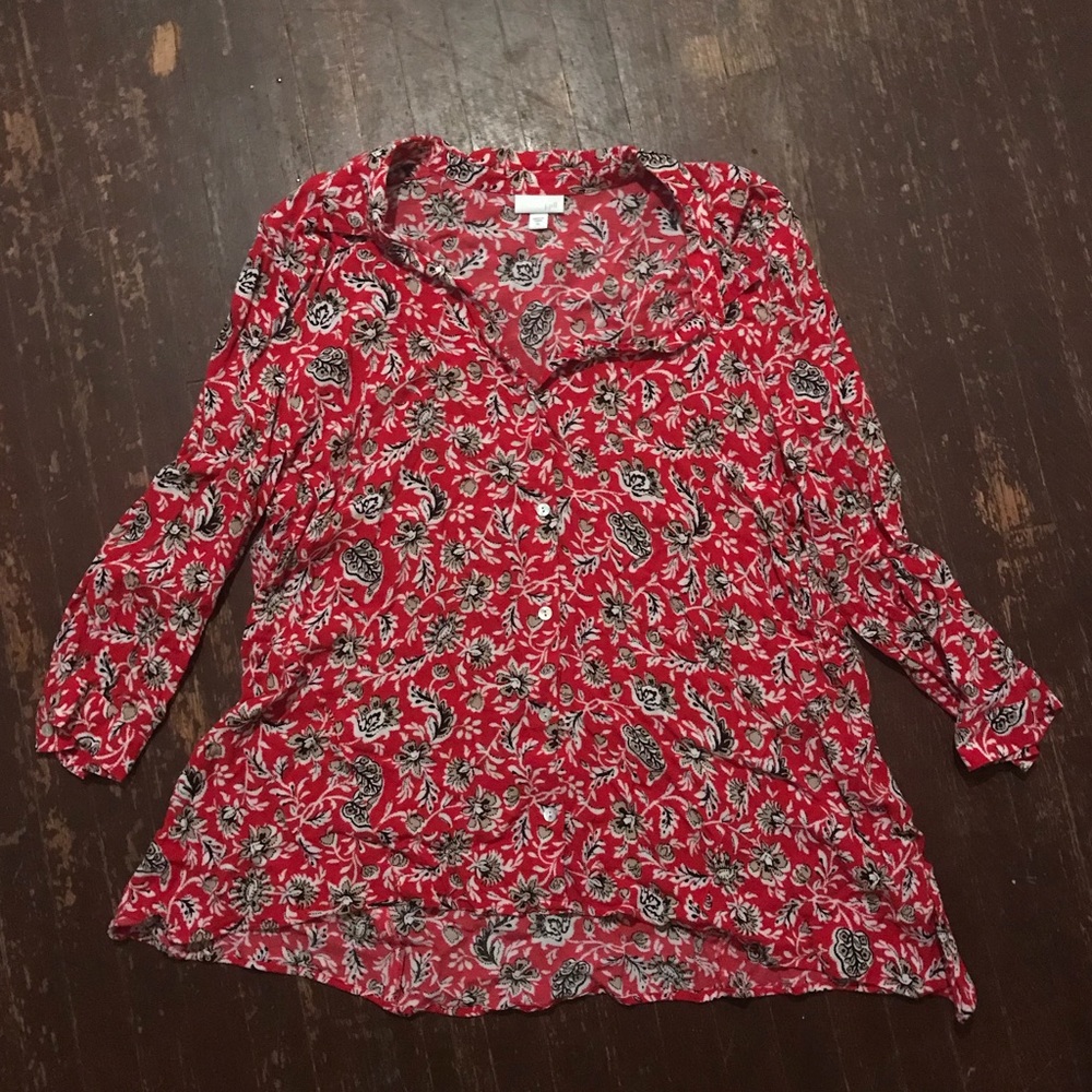J. Jill XL button down blouse