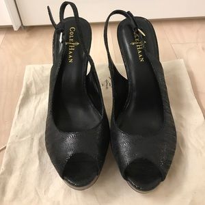 Cole Haan Open Toe Slingback Sandals Size 8B