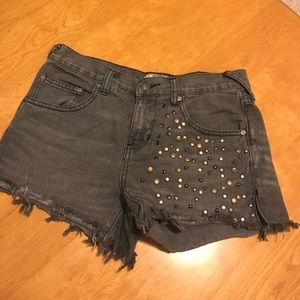 black free people shorts