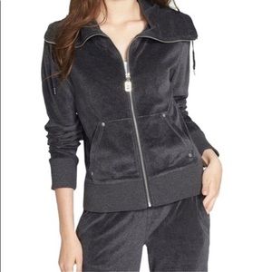 Michael Kors Dark Grey Velour Tracksuit
