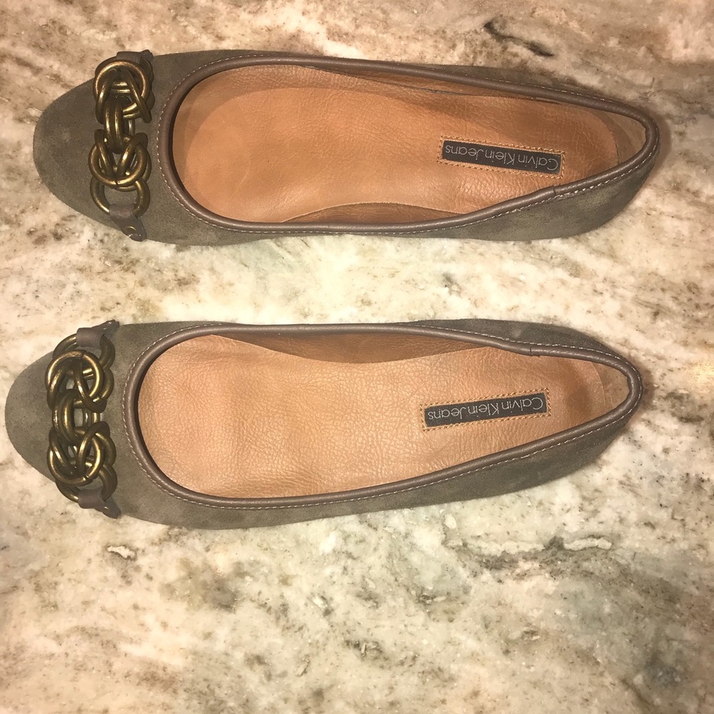 Calvin Klein Raya Suede flats
