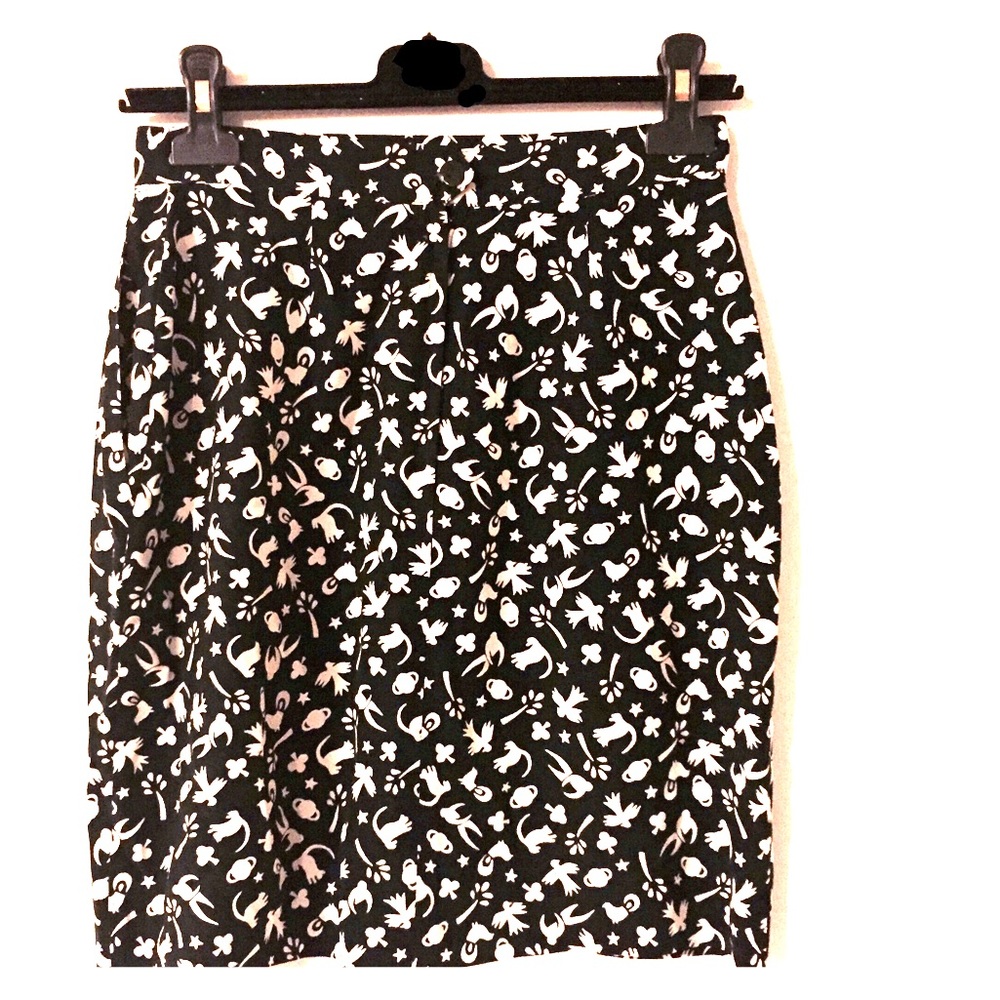 Bird Printed Mini Skirt with Pockets! Runs small