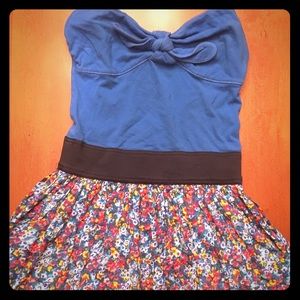 Cute floral Hollister Dress - Strapless