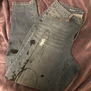 Lane Bryant boyfriend jean skinny