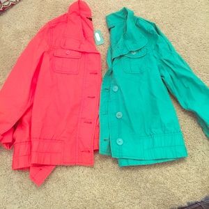 Maurice’s 2 new jackets!!