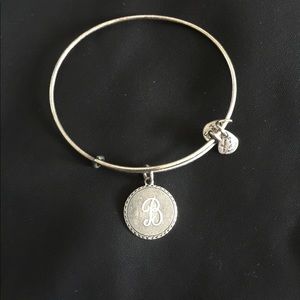 Alex & Ani “B” Charm Bangle