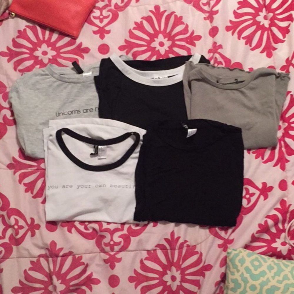 ♡ LOT of h&m t shirts - small and extra small
