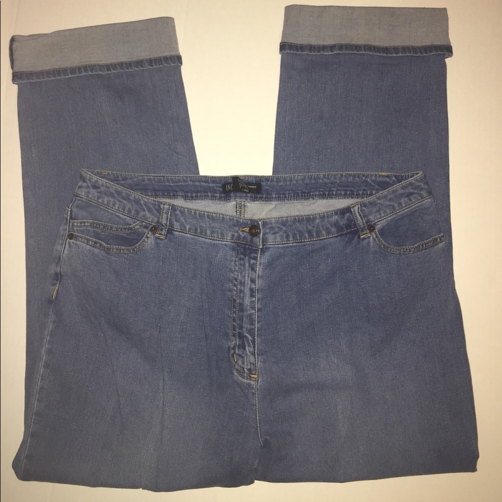 EUC Plus Size INC Cropped Stretch Denim Jeans