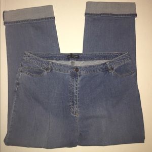 EUC Plus Size INC Cropped Stretch Denim Jeans