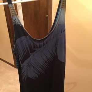 Patterned mini dress