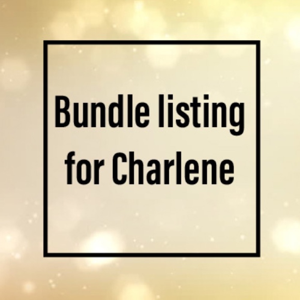 Bundle listing for Charlene