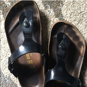 Birkenstocks that I purchased on this app.