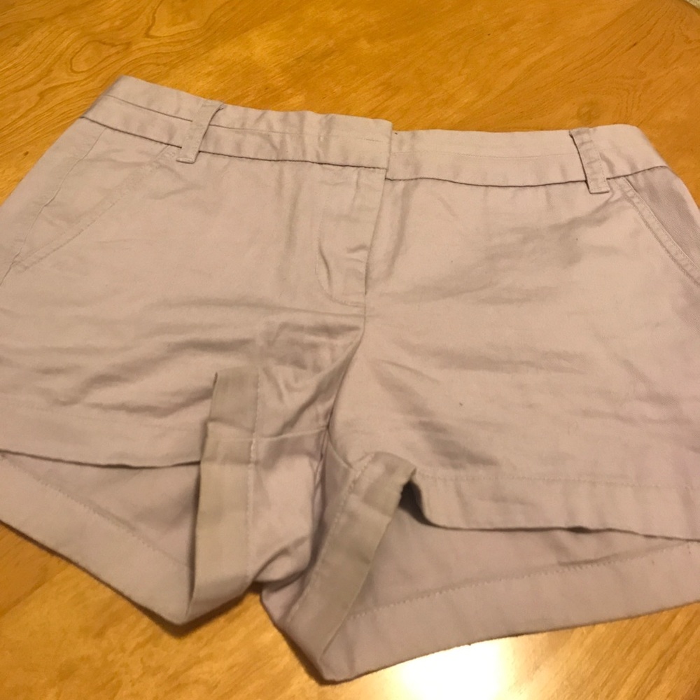 lilac jcrew shorts