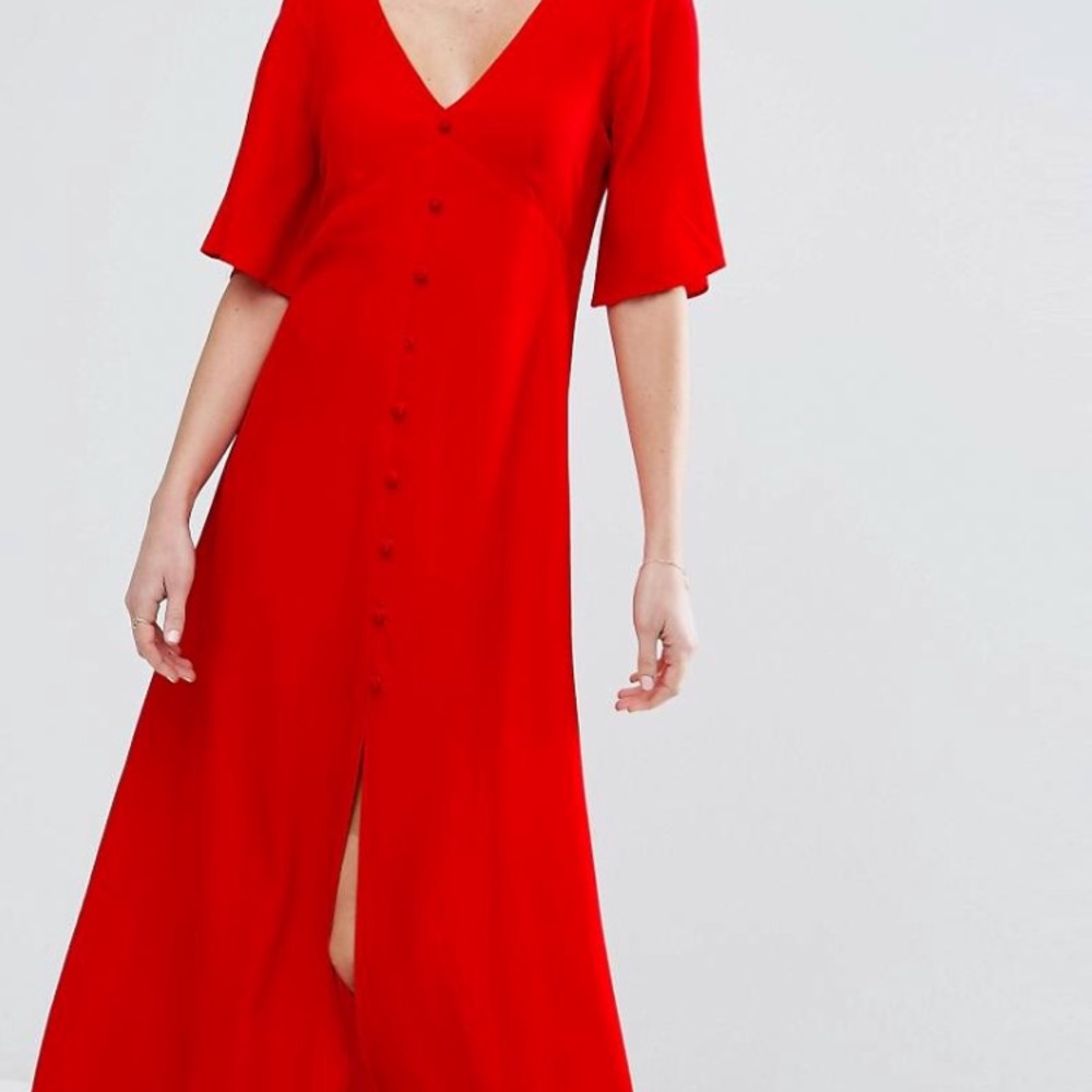Maxi Red Dress from ASOS