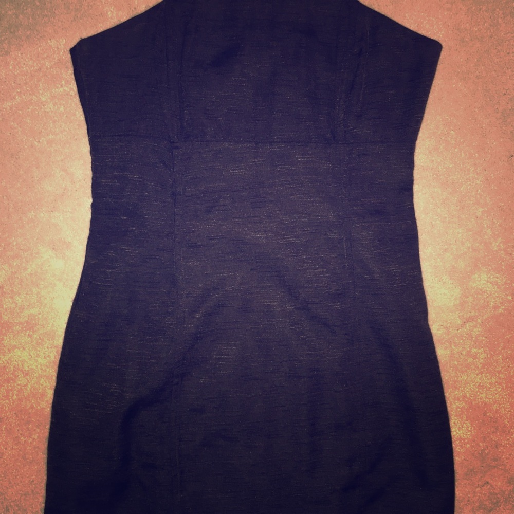 Little black strapless dress