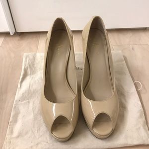 Cole Haan Mariella Open Toe Platform Heels Size 8B