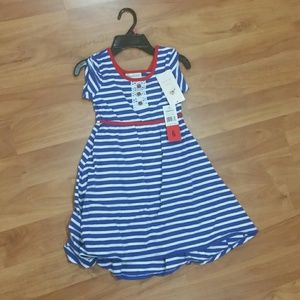 Jona Michelle Blue stripe knit - Size 3T - 7
